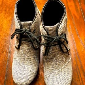 Cute Toms Wedge Booties